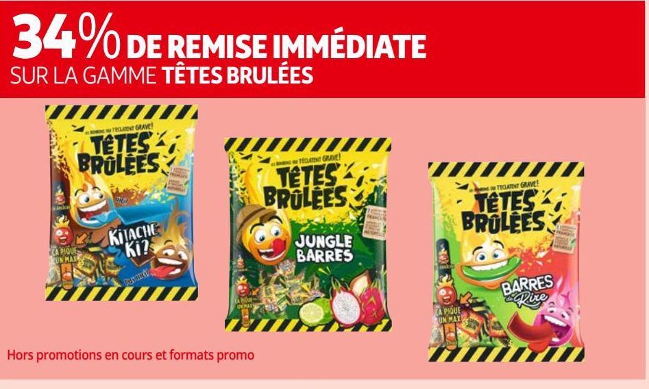 LA GAMME TÊTES BRULÉES