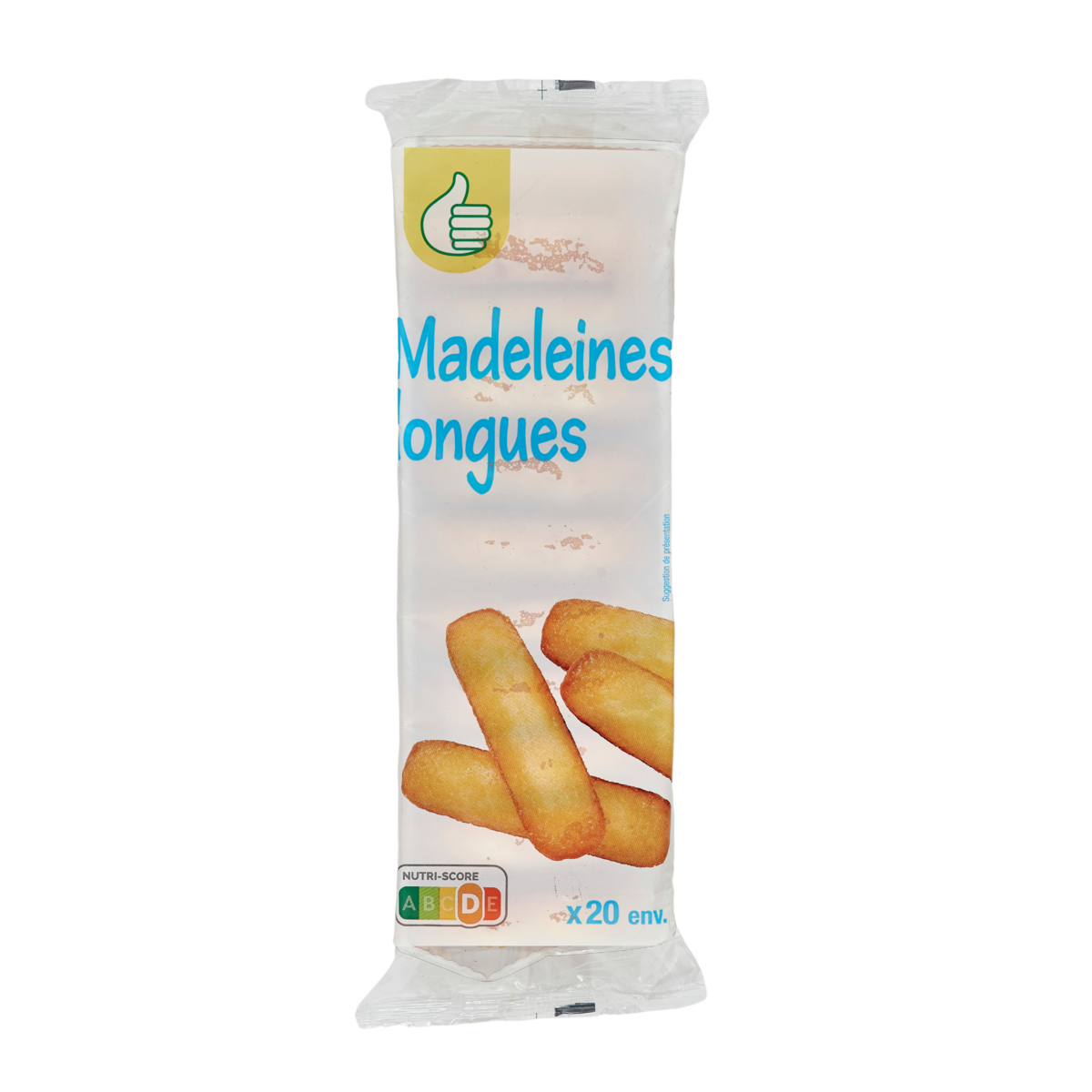  MADELEINES LONGUES POUCE 