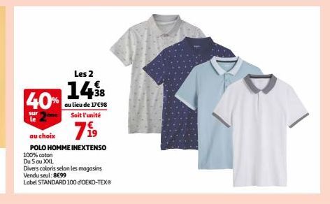 POLO HOMME INEXTENSO