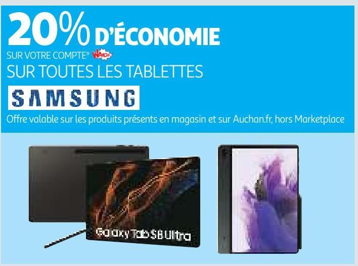 TOUTES LES TABLETTES SAMSUNG