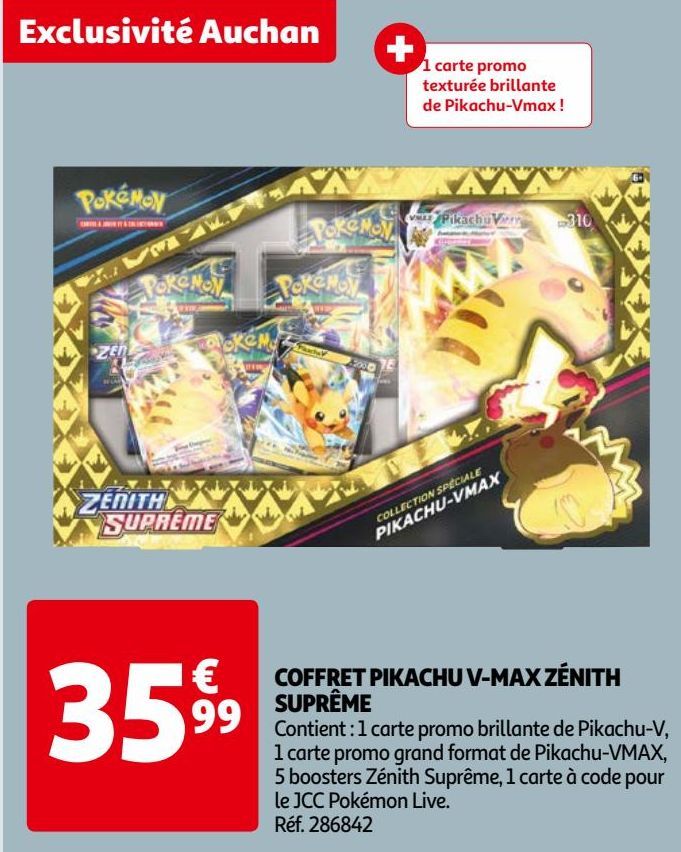 COFFRET PIKACHU V-MAX ZÉNITH SUPRÊME