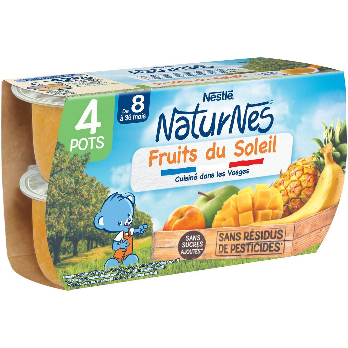 POTS DE FRUITS NATURNES NESTLÉ