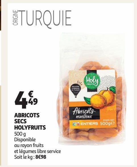 ABRICOTS SECS HOLYFRUITS