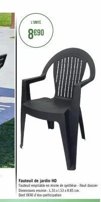 fauteuil de jardin 