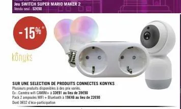 jeu switch super mario maker 2 vendu seul: 52690  -15%  konyks 