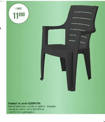 fauteuil de jardin 