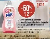 liquide vaisselle mir