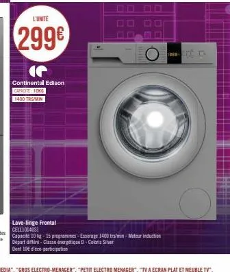 lave-linge edison