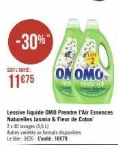 lessive liquide omo