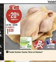 -20%  cantes  benette  animal  volable française 