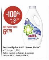 lessive liquide Ariel