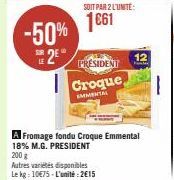 fromage fondu Président