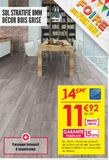 Sol stratifié 8mm décor bois grisé offre à 11,92€ sur Décor Discount
