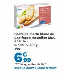 filets de merlu Cap