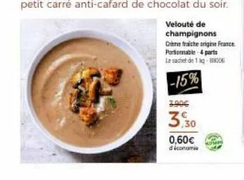 velouté de champignons 