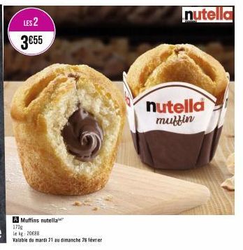 muffins Nutella