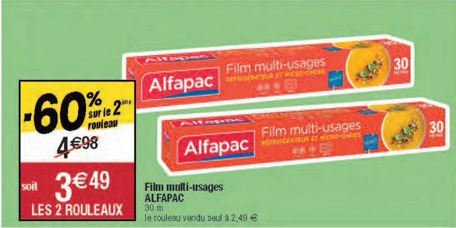 Film multi-usages ALFAPAC 