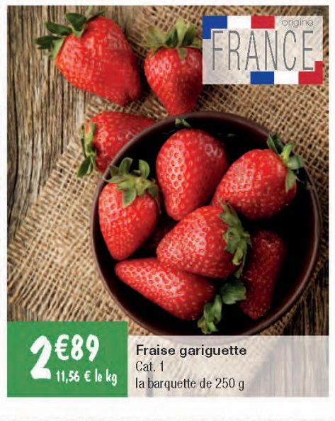 Fraise gariguette