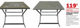 Table de jardin pliante offre à 119€ sur Super U
