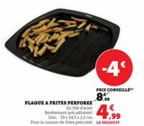 Plaque à frites perforée offre à 4,99€ sur Super U