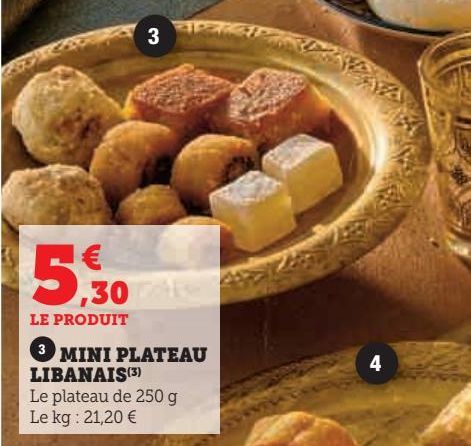 MINI PLATEAU LIBANAIS