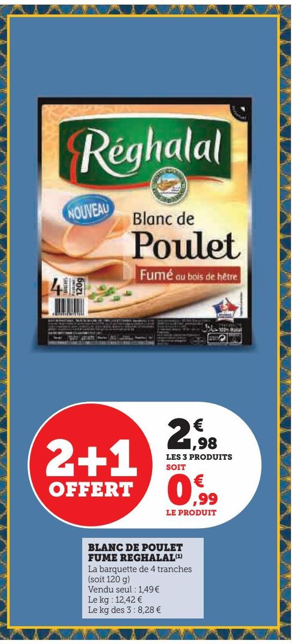 BLANC DE POULET FUME REGHALAL