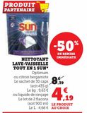 NETTOYANT LAVE-VAISSELLE TOUT EN 1 SUN offre à 4,19€ sur Hyper U