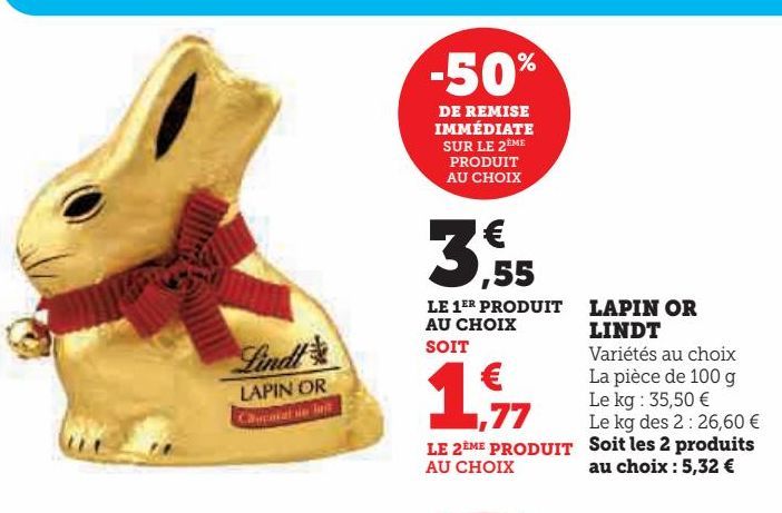 LAPIN OR LINDT