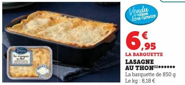 lasagne au thon ******
