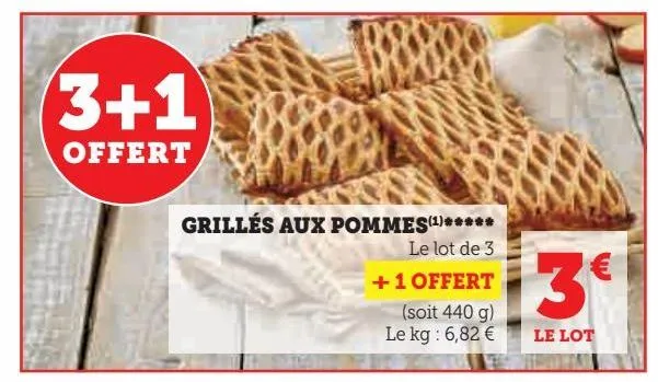 grilles aux pommes *****