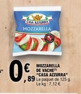 mozzarella Casa Azzurra