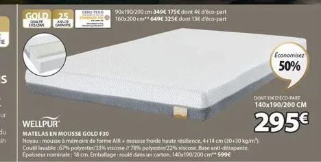 matelas en mousse 