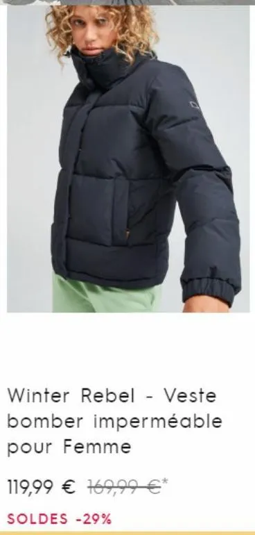 winter rebel - veste bomber imperméable pour femme  119,99 € 169,99 €*  soldes -29% 
