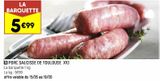 Porc saucisse de Toulouse X10  offre à 5,99€ sur Leader Price