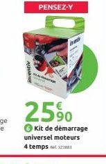 inventiv  PENSEZ-Y  25%  6 Kit de démarrage universel moteurs 4 temps 201 