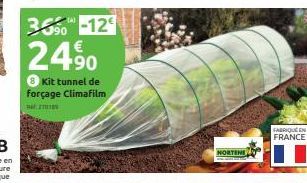 3090-12€  24%  ● Kit tunnel de forçage Climafilm  271  NORTENE  FABRIQUE EN FRANCE 