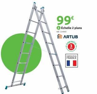 99€  ● Échelle 2 plans  RF224959  ARTUB  FABRIQUE EN FRANCE 