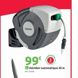 inventiv  CARANY  99€ 0  > Dévidoir automatique 30 m  Ref: 158048 