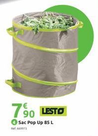 €  7⁹0 LESTO  90 Sac Pop Up 85 L R66997 