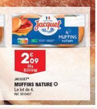 muffins nature Jacquet