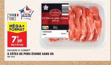 côtes de porc Boucherie St-Clément