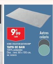 tapis de bain Home Creation