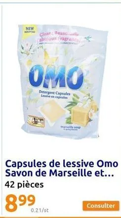 lessive en capsules omo