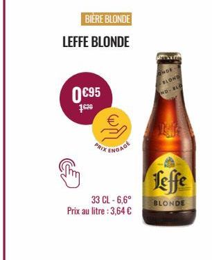 bière blonde Leffe