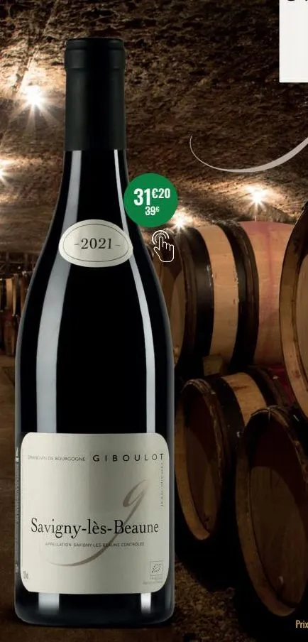 -2021  31€20  39€  try  dandyin de bourgogne giboulot  jean-michel  savigny-lès-beaune  appellation savigny ces berunt controle  