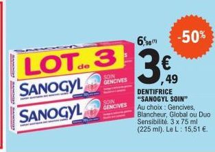 dentifrice Sanogyl