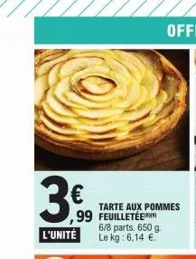 tarte aux pommes 