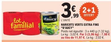 haricots verts D'aucy