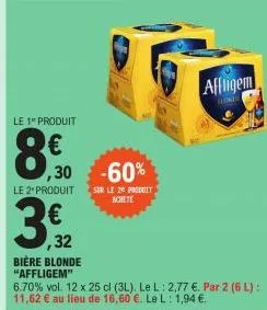 bière blonde affligem