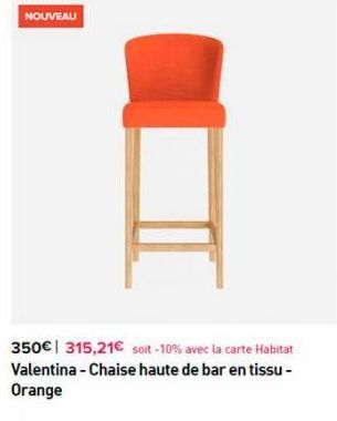 chaise haute Orange
